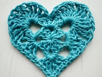 ravelry Crochet Tea Party Crocheted Granny Style Heart